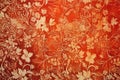 close-up of batik fabric with traditional dye pattern Royalty Free Stock Photo