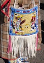 Close Up of a Beaded Fringed Purse Belonging to Native American Pow Wow Dancer Royalty Free Stock Photo