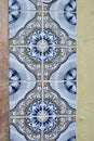 Close-up on Beautiful Azulejos tiles Royalty Free Stock Photo