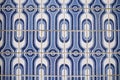 Close-up on Beautiful Azulejos tiles Royalty Free Stock Photo