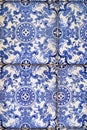 Close-up on Beautiful Azulejos tiles