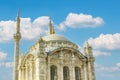 Close-up of the beautiful dome facade of the Ortakoy Mosque in Istanbul, Turkey