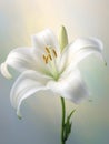 beautiful Lilly flower generative AI Royalty Free Stock Photo