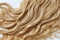 Close-up of beautiful long wavy hairs. Strands of Beautiful long curly hairs. Beauty, Fashion, Hairdresser salon concept. Perfect