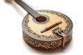 Close-up of a beautiful mandolin on a white background Royalty Free Stock Photo