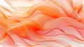 A close up of a beautiful piece of fabric with orange and pink colors, AI