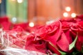 Close-up of beautiful rose bouquet