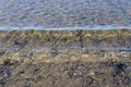 Close up of beautiful water surfaces of a lakes and the baltic sea Royalty Free Stock Photo