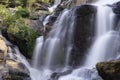 Close up of beautiful waterfall Royalty Free Stock Photo