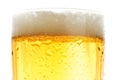 Close up of beer pint Royalty Free Stock Photo