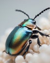 A Close Up of a Beetle Shell An intricate view of a beetle's she