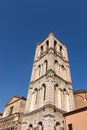 Bell Tower of Ferrara Cathedral - Italy Royalty Free Stock Photo