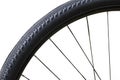 Close up of a bicycle wheel Royalty Free Stock Photo