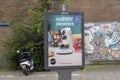 Close Up Billboard Senseo Machine At Amsterdam The Netherlands 20-3-2024