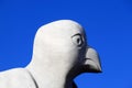 Close up of Bird sculpture Stone Jetty, Morecambe Royalty Free Stock Photo