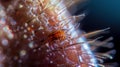 close up biting flea macro Royalty Free Stock Photo