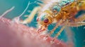 close up biting flea macro Royalty Free Stock Photo