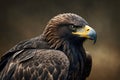 A close up of a black eagle Royalty Free Stock Photo
