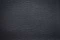 Close-up of Black gray leather texture. Surface of rough abstract dark black matte background.