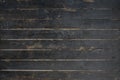 Close up of black old wood wall texture Royalty Free Stock Photo