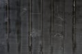 Close up of black old wood wall texture Royalty Free Stock Photo