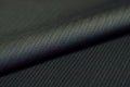 Close up black textured fabric of shirt Royalty Free Stock Photo