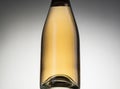 Close-up blank champagne bottle Royalty Free Stock Photo