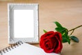 Close up Blank photo frame Royalty Free Stock Photo