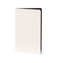 Close up of a blank white notebook Royalty Free Stock Photo