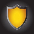 Yellow shield icon