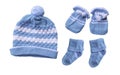 Baby hat gloves sock Royalty Free Stock Photo