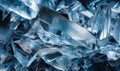 Close-Up of Blue Crystals