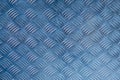 Diamond checker plate steel detail and background Royalty Free Stock Photo