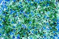 Close up blue and green glass Royalty Free Stock Photo