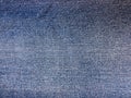 Close up of blue jean denim seamless for texture and background. Royalty Free Stock Photo