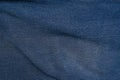 Close up of a blue jeans fabric texture background with intricate details Royalty Free Stock Photo