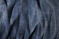 Close up - Blue Jeans Pattern background Texture. Royalty Free Stock Photo