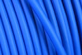 Blue network computer utp cable Royalty Free Stock Photo