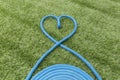 Close-up of a blue rope Royalty Free Stock Photo