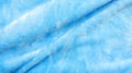 Close up of blue soft fabric for a background Royalty Free Stock Photo