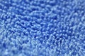 close up blue textile textured background Royalty Free Stock Photo