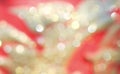 Blurred gold or yellow bokeh glows sparkle on colorful pink abstract patterns for background Royalty Free Stock Photo