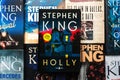 Close-up of the book in spanish Holly by American novelist Stephen King Royalty Free Stock Photo