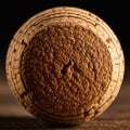 Close-up of a bottle cork texture Royalty Free Stock Photo