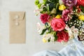 Close-up of bouquet of flowers