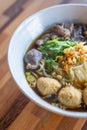 Thai Braised Beef Noodle Soup Royalty Free Stock Photo