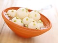 Indian rasgulla dessert