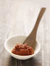 Indian red curry paste Royalty Free Stock Photo