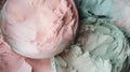 a close up of a bowl of pink and green food