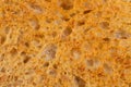 Close up of bread toast, background or texture Royalty Free Stock Photo